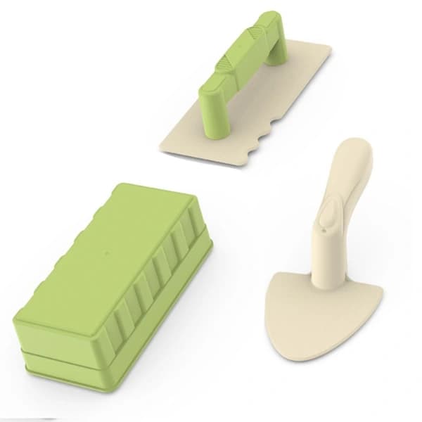 3 stk. Strandlegetøjssæt Grave Sand Kit Skraber Spade