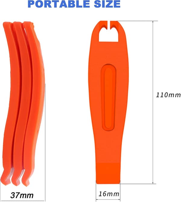 3-pack Ultrastarka Däckjärn för Cykel - Nylon Däckjärn, ZQKLA