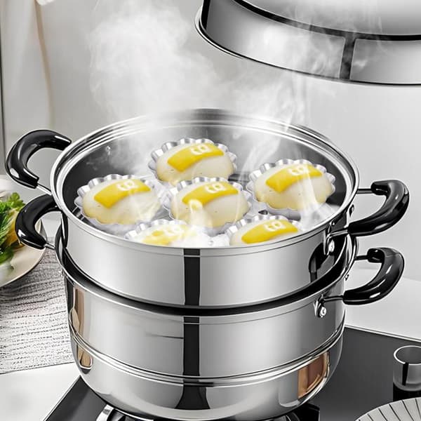 8-delt 4,5-tommer non-stick ottekantet mini bageform i aluminiumslegering til lagkager, tærter og desserter