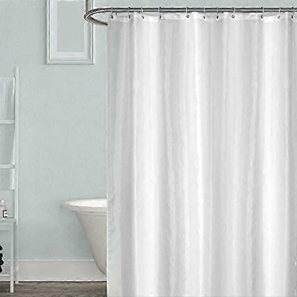 Simple Shower Curtain - White 180 x 220 cm - Extra Long