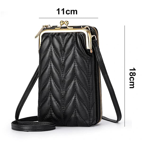 Stilfuld Crossbody-pung til kvinder, mobiltelefonholder