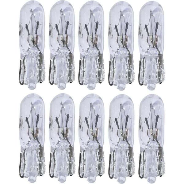 10-pack T5 12V 1,2W Instrumentbrädelampor för Bilinteriörbelysning