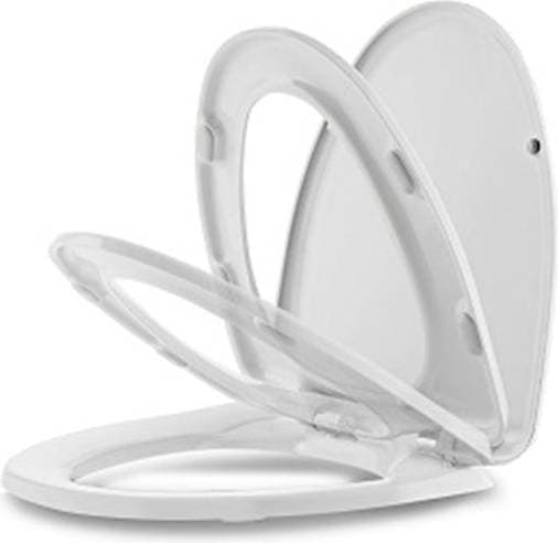 V-shaped toilet seat with soft-closing function, thickened universal lid