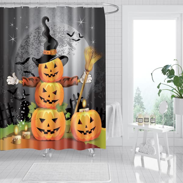 Suihkuverho - Halloween Orange orange