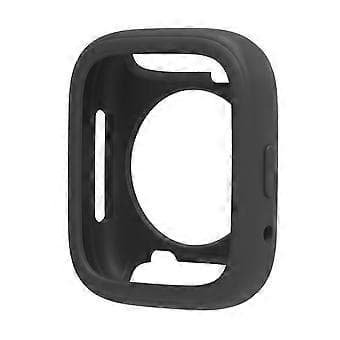 Compatible for Xiaomi Redmi Watch 3 Active Silicone Strap Replacement Band with Watch Case (Dark Grey)