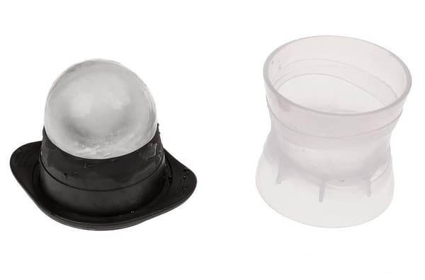 Ice Cube Mold Ball XL - Round Shape for Ice - 11 x 8 cm Transparent transparent