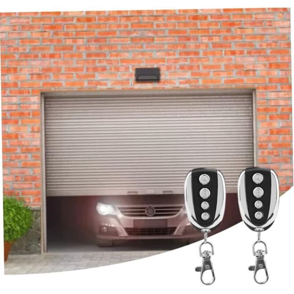 UlisemDoor Remote Control Clone Key, 433.9MHz, Universal 433.9MHz Radio Remote Control, with 4 Buttons, for Garage and Car
