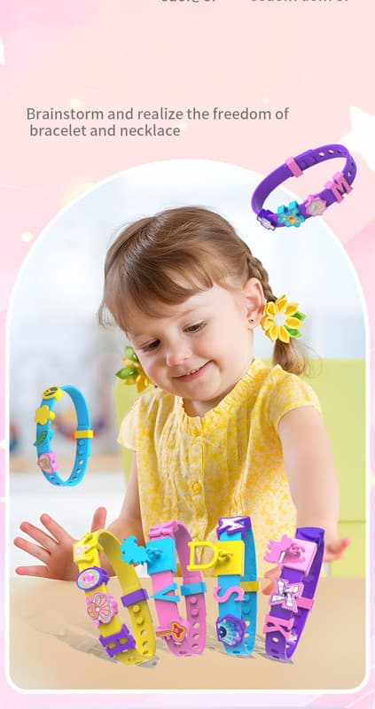 Bracelet Set, Bead Toy, Handmade Creative Cartoon Bracelet Pendant