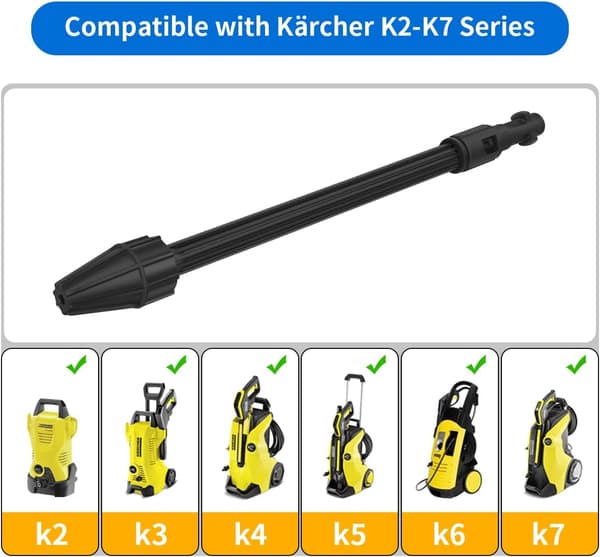 Høytrykksspraylanse for Kärcher K2 K3 K4 K5 K6 K7, Sandblåserdyse Tilbehør