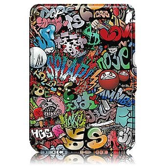 Malt Caster-skinnveske for KOBO Clara Colour 2E 2022 (Graffiti)