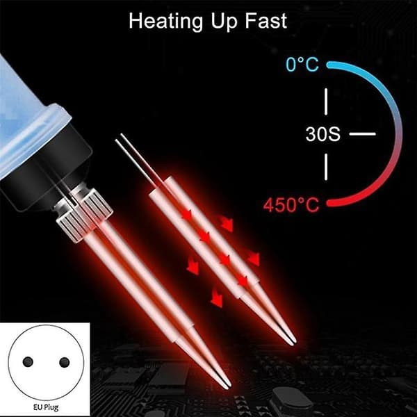 80W Justerbar Temperatur Elektrisk Loddebolt Sveiselodding