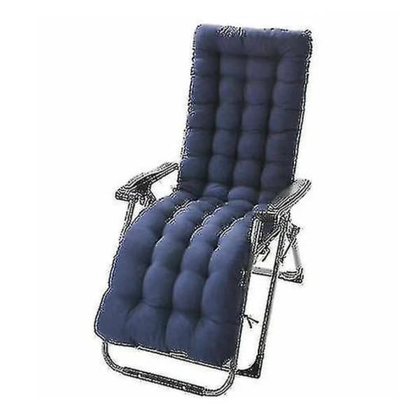 155 cm Lounger Pude Pude Erstatning Bomuldssædehynde til ReclinerBY Blå