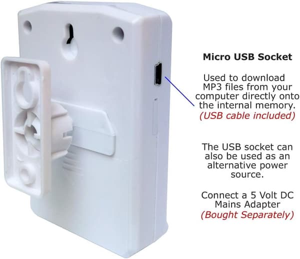 Wireless PIR Motion Detector with Audio Playback for Alarms and Effects [JUN]