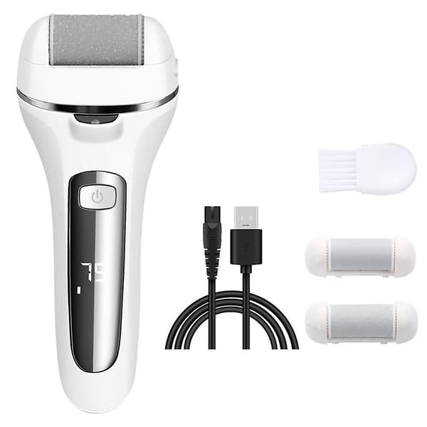 Electric Foot Scrubber Waterproof Pedicure Tool Foot File Kit R
