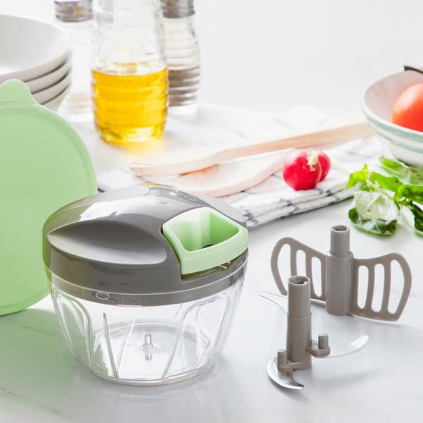 Effektiv og praktisk minihakker med kniv- og piskerisindsats multifärg multicolor