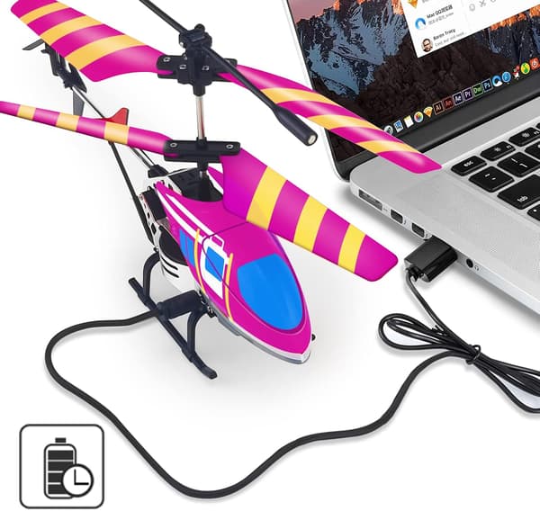 Fjernstyret helikopter, RC-flyvelegetøj, 3,5-kanals RC-helikopter med gyro