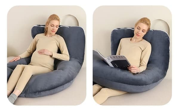 Graviditetspude - Kropspude / Pude til gravide - 155x75x60 cm