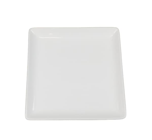 Firkantet Porcelænstallerken - Elegant - 6-pak Vit 5784