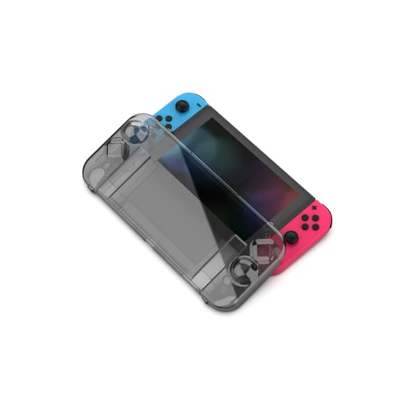 Krystalklart Beskyttelsesetui til Nintendo Switch Sort Transparent