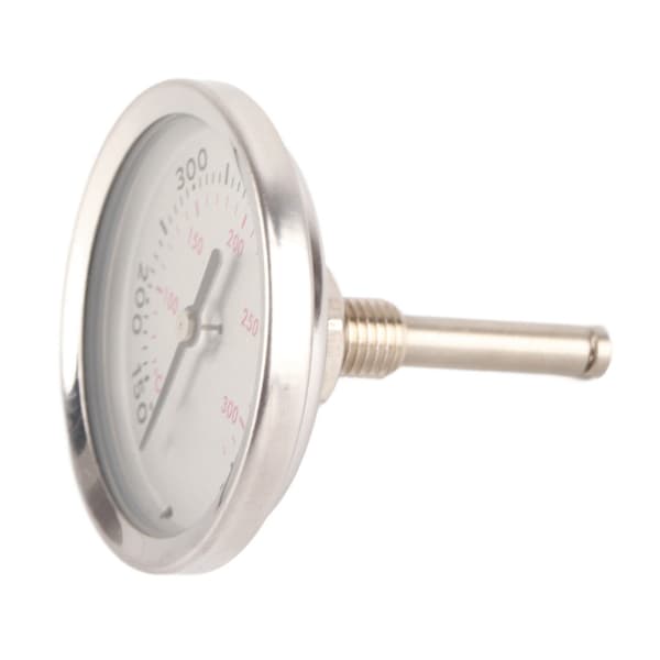Grilltermometer i rustfrit stål, bimetallisk, 100-475℉, høj nøjagtighed, BBQ-ovn