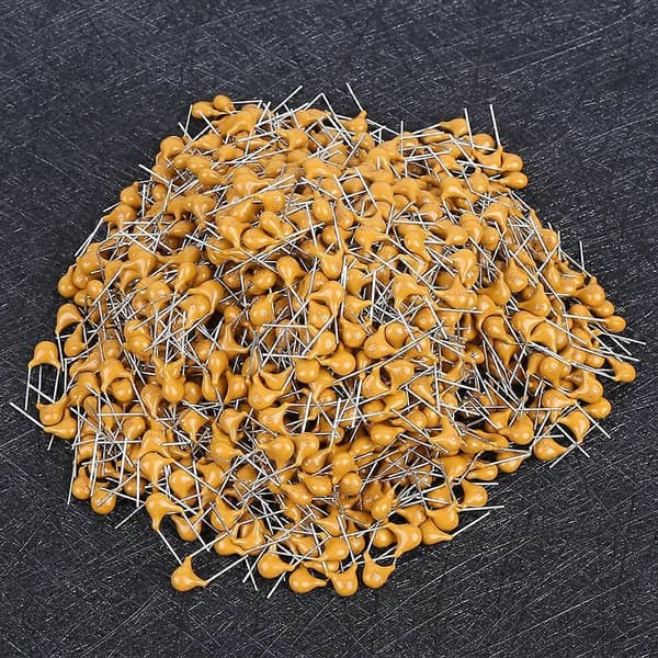 1000 stk. keramisk kondensator InLine Monolitisk 1UF benafstand 5.08MM DC50V afvigelse 10%