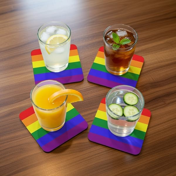 4-pakkaus - Lasinaluset Pride - Lasinaluset multifärg multicolor