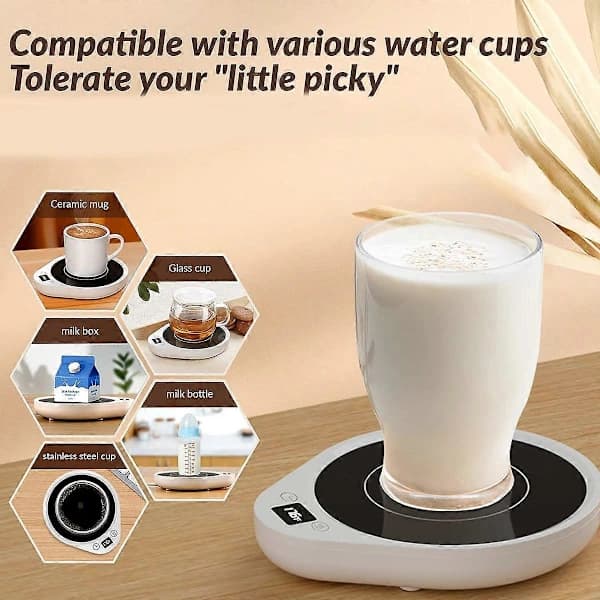 Mug Warmer, Upgraded Coffee Warmer & Cup Warmer for Desk with 3 Temperature Settings