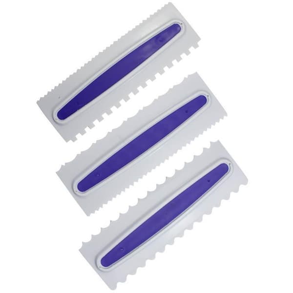 Kakkukaapimet 3 kpl tasoitin kuviokaavin multifärg multicolor