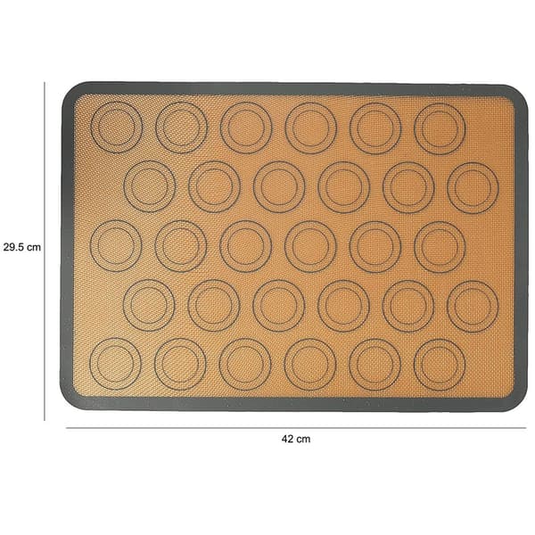 Bageplade silikone 2-pak / genanvendelig non-stick bageunderlag