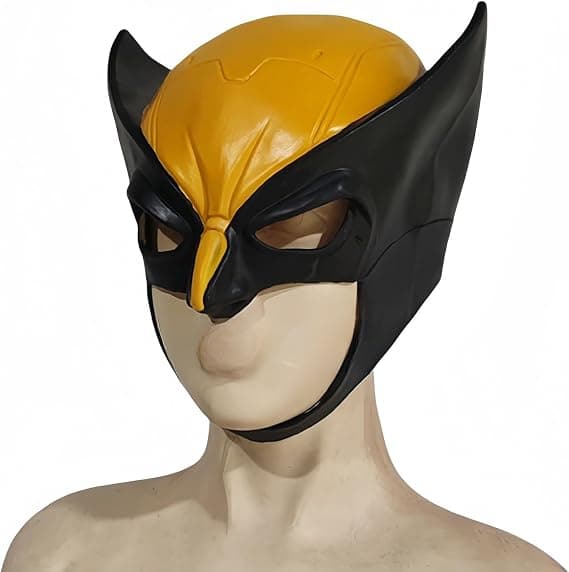 Latexmaske til Halloween-kostume, Cosplay, Maskeradefest, Rekvisit