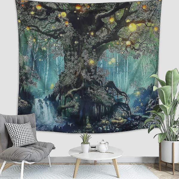 Blommig 3D-seinävaate, luova seinävaate - 4 (150*200cm, Tyyli 2)