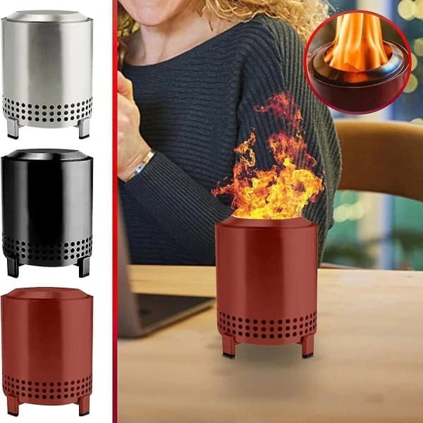 2023 Solo Stove Mesa Bordpeis Stativ Lav røyk