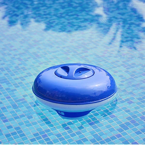 Flydende klordispenser til pool med justerbar klorudledning