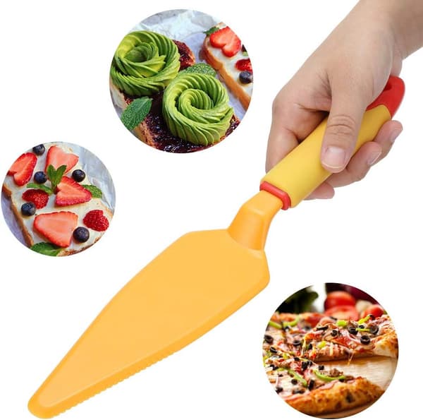 Plastic Cake Cutter, Pie Cutter, Pizza Cutter 2 Pieces