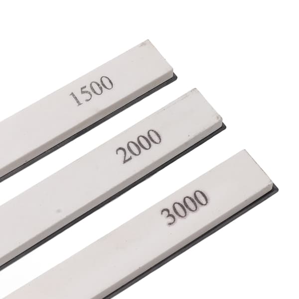 6-piece Knife Sharpening Stone Set, Built-in Base Angle Guide, Professional Sharpening Stone for Knives and Scissors