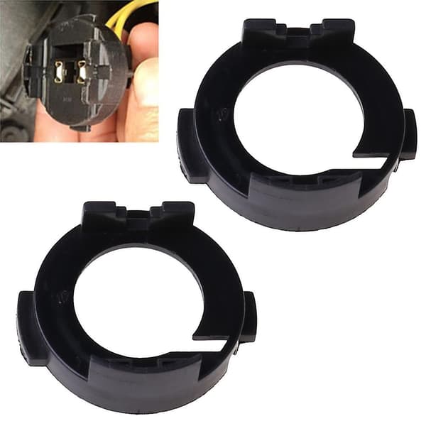 2x H7 LED-frontlyktadapter Holder Feste LED-lyspærebase For Kia Forte Koup 2014-2016 Rio 2012-2017