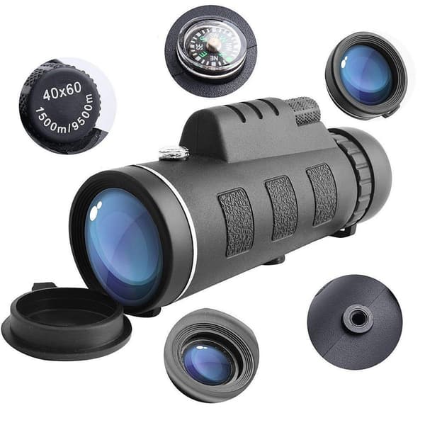Telescope 40 × 60 HD Monocular Telescope for Smartphone Monocular