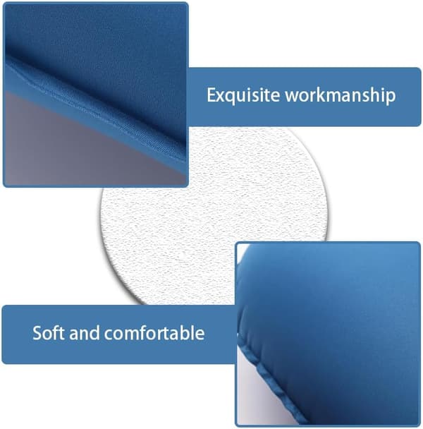 Portable Foldable Inflatable Camping Pillow, Compact Outdoor Pillow for Neck and Lumbar Support Hiking Home Office