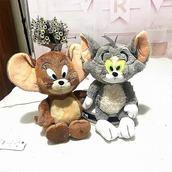 Tom og Jerry Plyslegetøj Blødt Tøjdyr Dukke til Børnegave