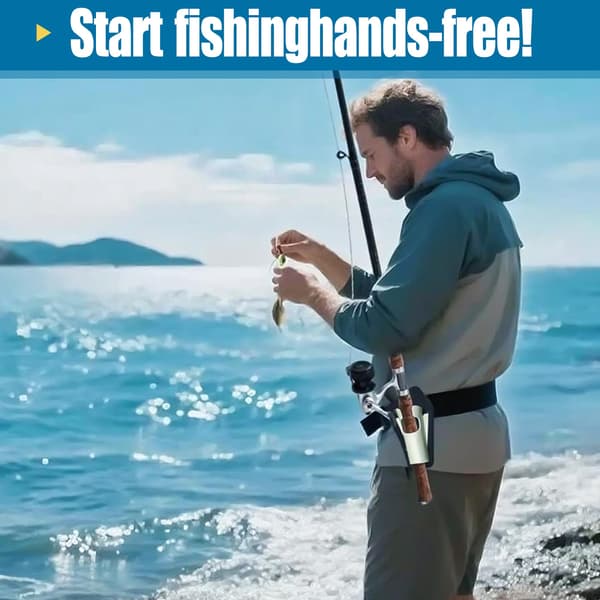 Fiskestangbelte – Håndfri stangholder for fluefiske og strandfiske