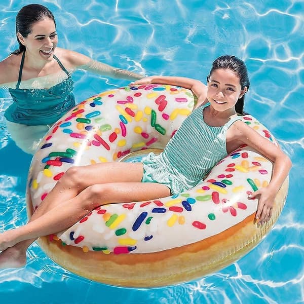 Sprinkle Donut -rengaslelu, nylon/A, 39 tuumaa (99 cm x 25 cm)