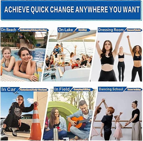 Portable Changing Room Instant Privacy Changing Tent for Beach Car Boat Dancers