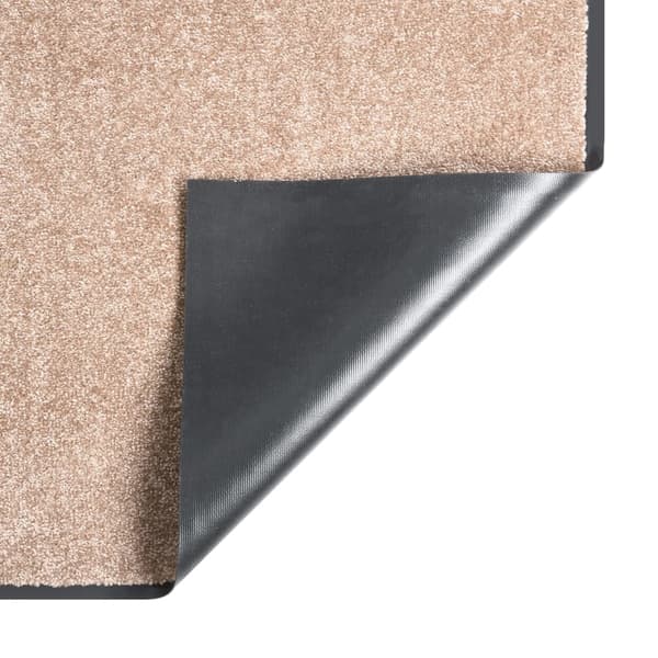 vidaXL Dørmåtte beige 60x80 cm Beige beige