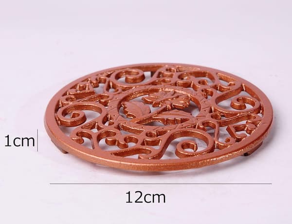 Cast Iron Teapot Trivet, Heat Resistant Mat, Durable and Versatile