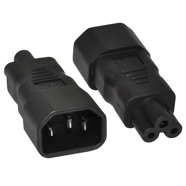 PDU UPS C14 til C5, IEC320 C13/C14 til C5/C6 Kedelledning til PC Laptop Strømforsyningskabel Adapter