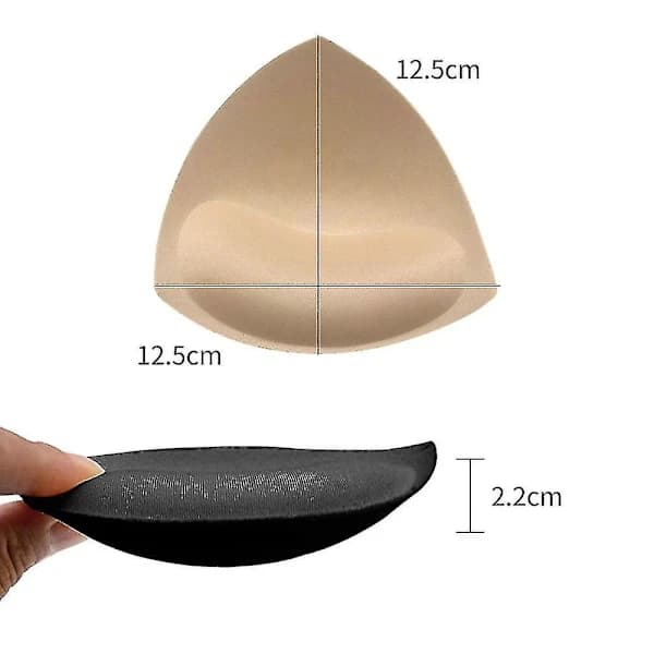 2 par bikinitrosor inlägg push-up kuddar sport-bh kuddar en storlek