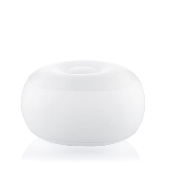 Inflatable stool with LED lighting - Transparent