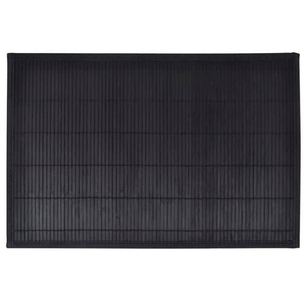 vidaXL 6 bambuista pöytätablettia 30 x 45 cm musta Svart black