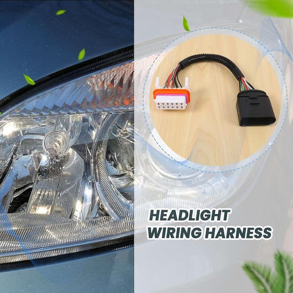 Forlygte Ledningsnet Lampe Xenon Frontstik Til -Porsche Cayenne 2003-2006 955-631-239-11 Forlygte Ledningsføring