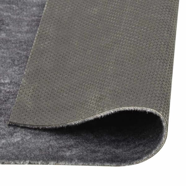 vidaXL Køkkenmåtte maskinvaskbar peber 60x180 cm Svart black